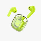 Air31 Earbuds Wireless Crystal Transparent body | Air 31 Bluetooth Ear Bud - with pouch (random color)