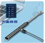 Arc Lighter With Usb Charging Cable | Flameless Windproof | LED Battery Display | Safety Switch | Rotate 360 Degrees ( Random Color )