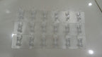 Seamless Heavy Duty Sticky Hooks | Double-Sided Adhesive | Transparent Waterproof Wall Hangers | Bathroom & Kitchen
