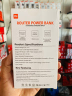 Mi Router Power Bank UPS – 12V/9V WiFi Router Backup Battery for PTCL, StormFiber & Fiber Modems (Without Adapter)