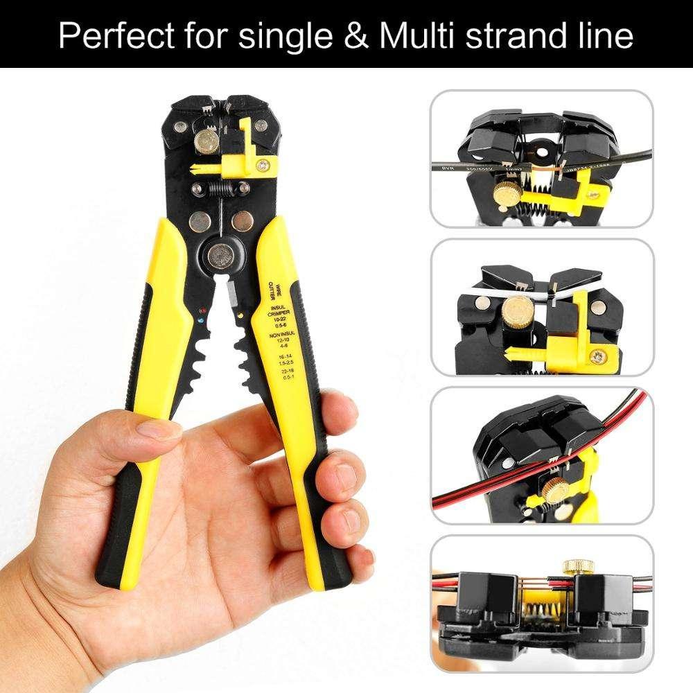 Chrome Vanadium Wire Cutter Pliers – Heavy Duty Terminal Cutting Tool  (Random Color)