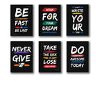 Set of 6 Premium Wall Art Photo Tiles – Modern Home Decor Sets 8x11