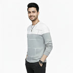 Lining Print Cotton Jersey T Shirts Full Sleeves Providing Premium Quality With Smart Look Easy Wash And Comfortable Ready To Wear Design