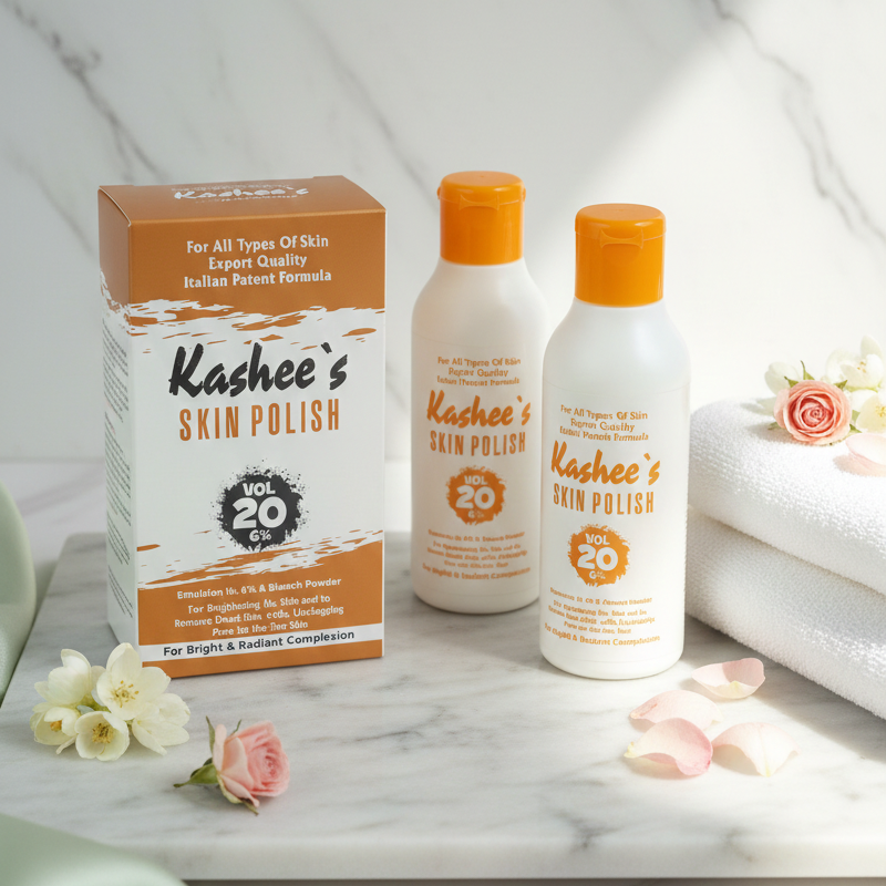 Kashee’s Skin Polisher & Activator Set (Vol 20 – 6%)