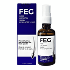 FEG PLUS Hair &amp; Beard Growth Serum Spray 50ml | Seaweed Extract, Rosemary, Redensyl, Anagain &amp; Minoxidil | Anti Hair Loss, Regrowth Treatment