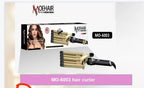 MO-6003  hair curler Professional Hair Straightener for Curly and Wavy Hair 5 Tubes