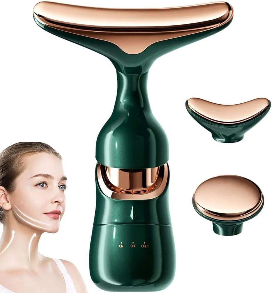 3-in-1 Face Slimming & Uplift Wand – Thermal & Vibration Beauty Massager for Face and Neck