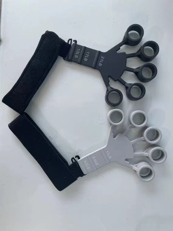 Finger Exerciser - Gripster Strengthener Finger Stretcher Hand Gripper Silicone Finger Grip Patient Hand Strengthening Guitar Finger Flexion and Hand Strengthening Extension Exercise Device