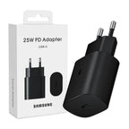 Samsung Original 25W Type-C PD Fast Charging Wall Charger Adapter for Mobile Phones