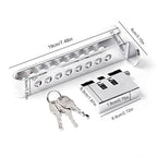 Universal Car Pedal Lock Anti Theft Lock Pedal Lock 8 holes for almost all Cars