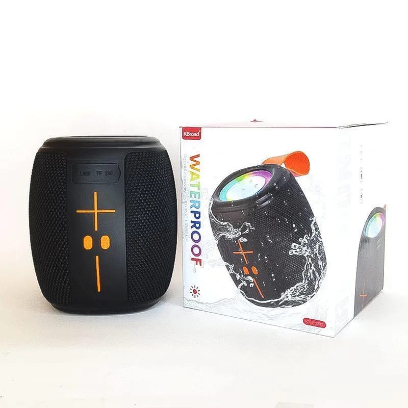 KTS-2310 Waterproof RGB Bluetooth Speaker – Portable Outdoor Wireless Speaker with Deep Bass & LED Light Up Display