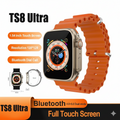 Ts8 Ultra Series 8 Men Women Bluetooth Call Heart Rate Sport Smartwatch With Fitpro App Orange
