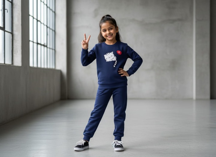 Sweatshirt & Pajama Trouser Tracksuit for Kids | Winter Warm Fleece Clothing Set Outfit for Boys & Girls – Cozy & Stylish | FOR BABY AND KIDS