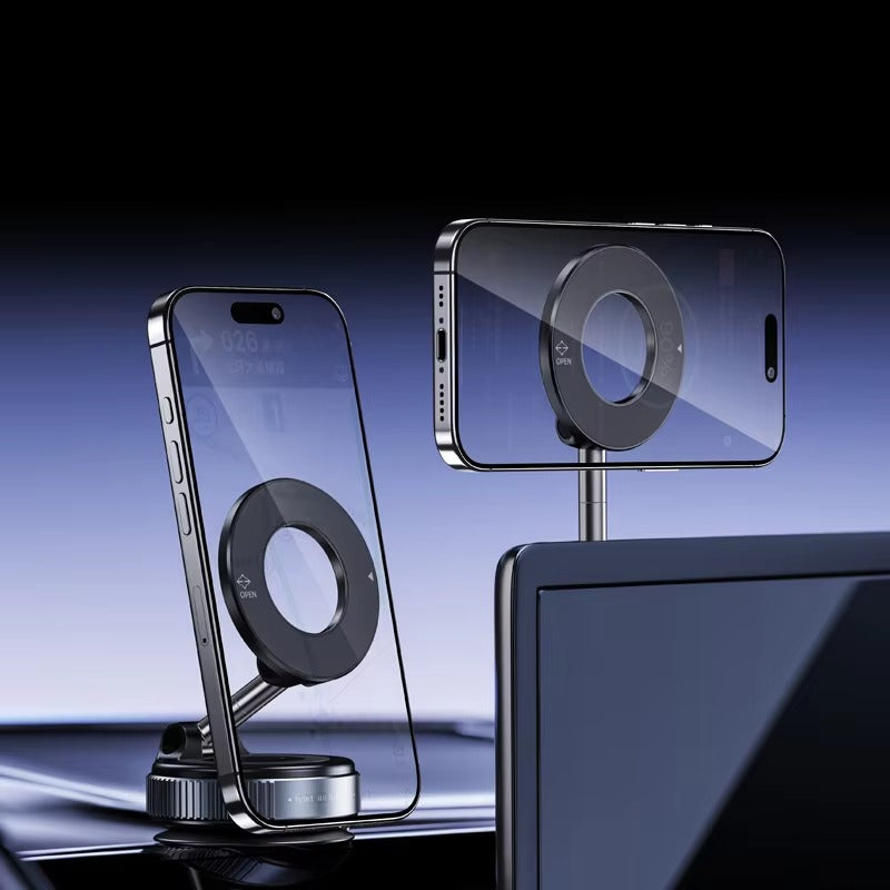 Professional 3.1 Magnetic 360° Magnetic Car Phone Holder With Strong Suction Base