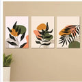 Set of 3 Wooden Photo Tile Frames – Spiritual Wall Art Decor, 8×11 inches