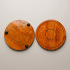 White & Brown Wooden Patra Board – Roti, Chapati & Paratha Making Base