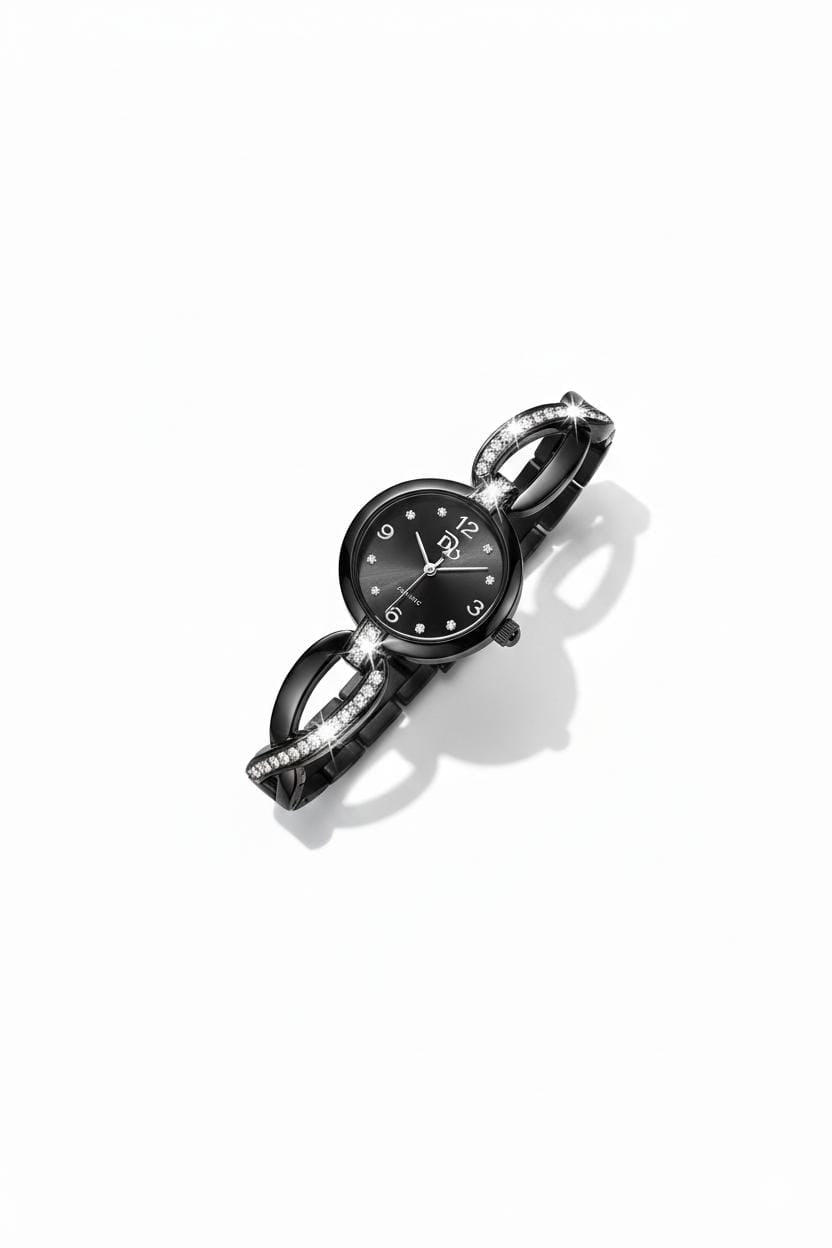 RTJ-181 Elegant Zircon Korean Watch – Stylish Fashion Accessory, Classic Timepiece for Women