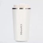 510ml Large-capacity Coffee Cup Keep Heat Stainless Steel Double-layer Smooth Edge Water Bottle Mug for Daily Use (random colors)
