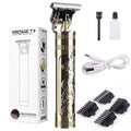 Metal Body Vintage T9 Trimmer & Hair Clipper for Men | USB Rechargeable Professional Hair Cutting Machine | Precision Beard & Hair Grooming Tool