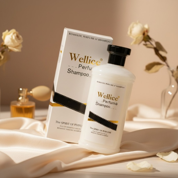 Wellice Romantic Perfume Shampoo – Luxurious Fragrance & Soft Shine (400ml