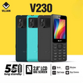 Villaon V230 2.8 Inch QVGA Dual SIM PTA Approved Mobile With Removable 2500mAh Battery (Random Color)