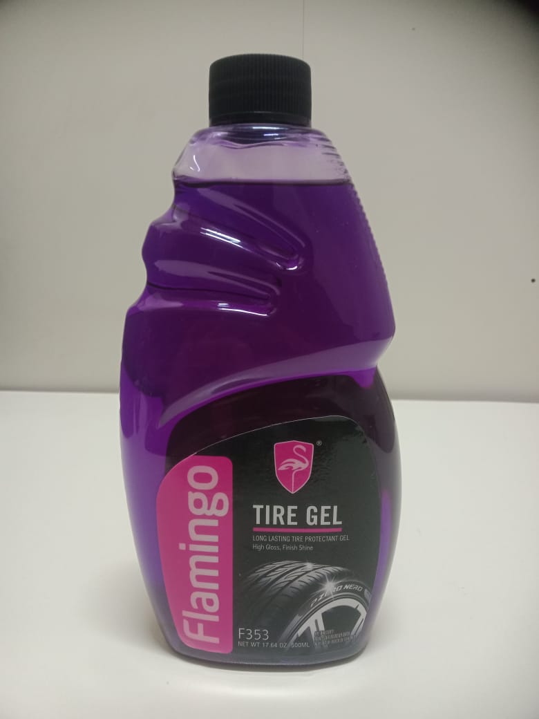 Flamingo Tire Gel F353 – Long Lasting High Gloss Tire Shine & Protection Formula 500ML