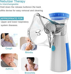Portable Mesh Nebulizer Quiet Low Power Cell Operated Personal Respiratory Inhaler Providing Reliable Support