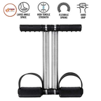 Foot Pedal Resistance Band Elastic Sit-up Pull Rope Yoga Fitness Gym – Elastic Pull Ropes Tummy Trimmer |  Spring Tummy Trimmer ( Random Color )