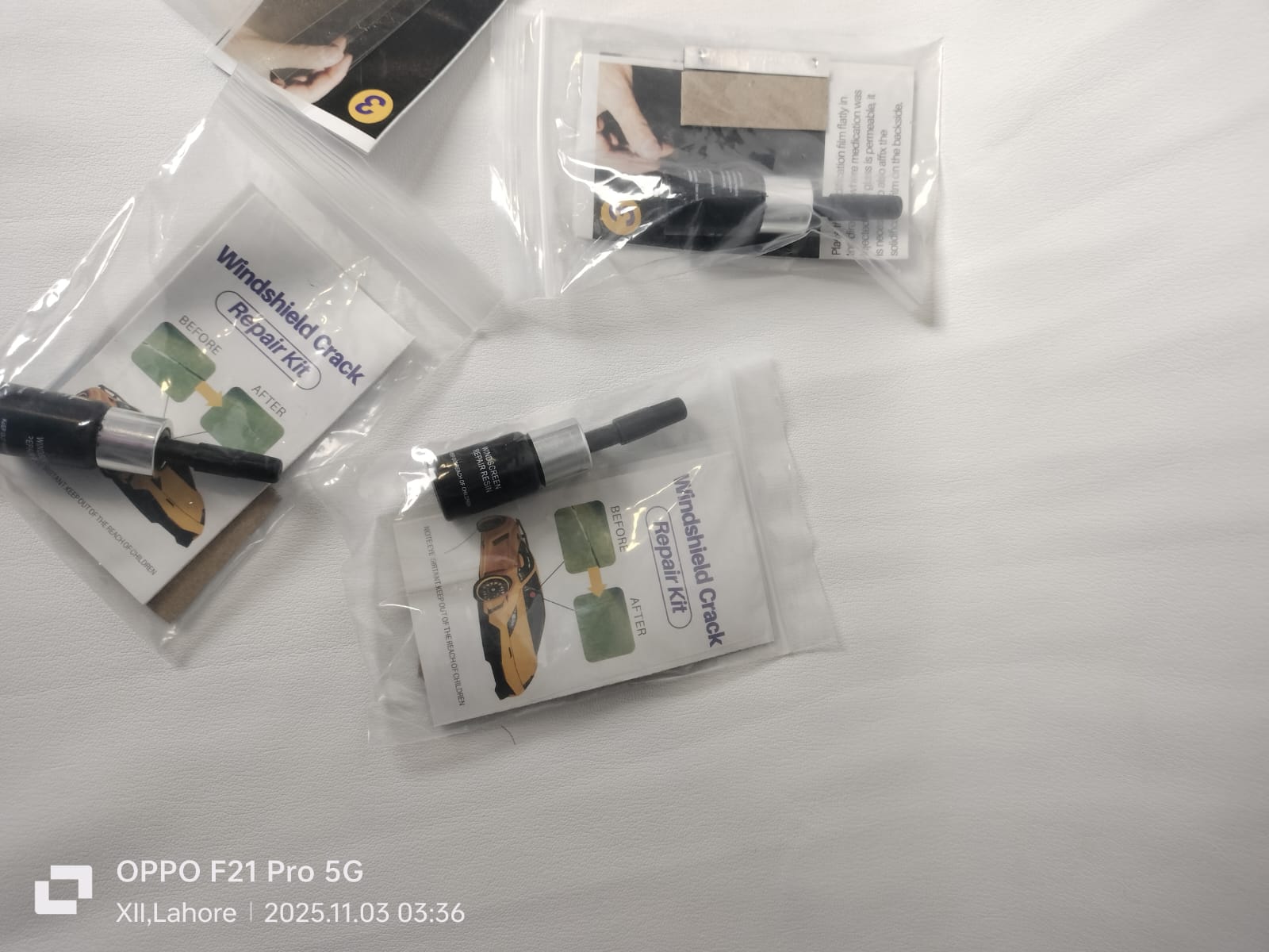 Glass Crack Nano Repair Fluid For Car Windshield Smooth Application Compact Design Perfect Choice For Vehicle Care - 3ML