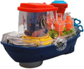 Gear Ship Bump and Go Toy for Kids with 3D Lights, Music & Automatic Action Play