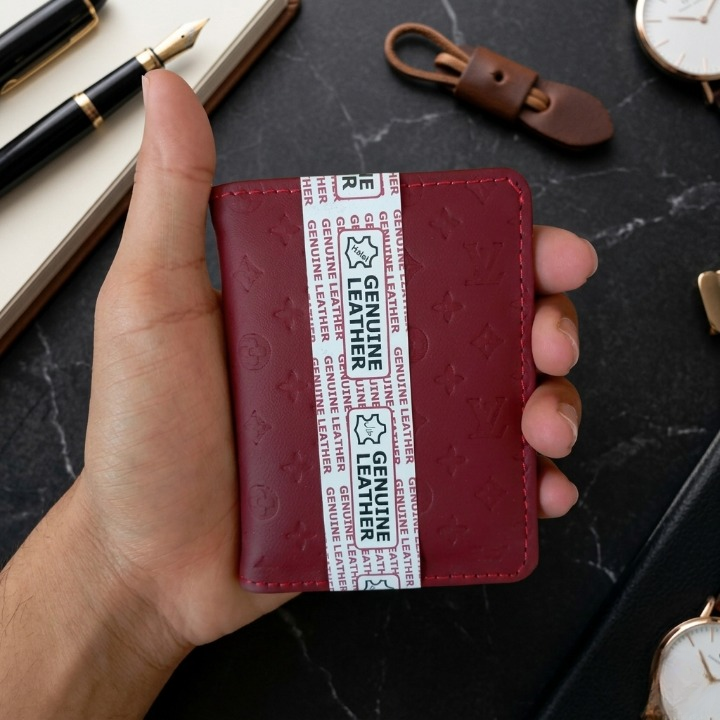 Premium Stylish LV Wallet | Elegant Designer Leather Men’s Wallet With Durable Slim Storage