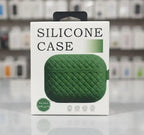 Shockproof Silicone AirPods Case - Textured Protective Skin with Keychain (Random colors)