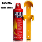 Fire Extinguisher Foam Spray 500ml With Holder | Portable fire Stop Spray For Home Office & Car | Fire Stop foam Spray