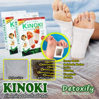 Kiyome Kinoki Detox Foot Pads | Pain-Free Cleansing Pads for Toxin Removal, Stress Relief &amp; Improved Vital Organ Function | Red &amp; Blueberry Variants (Random Variant)