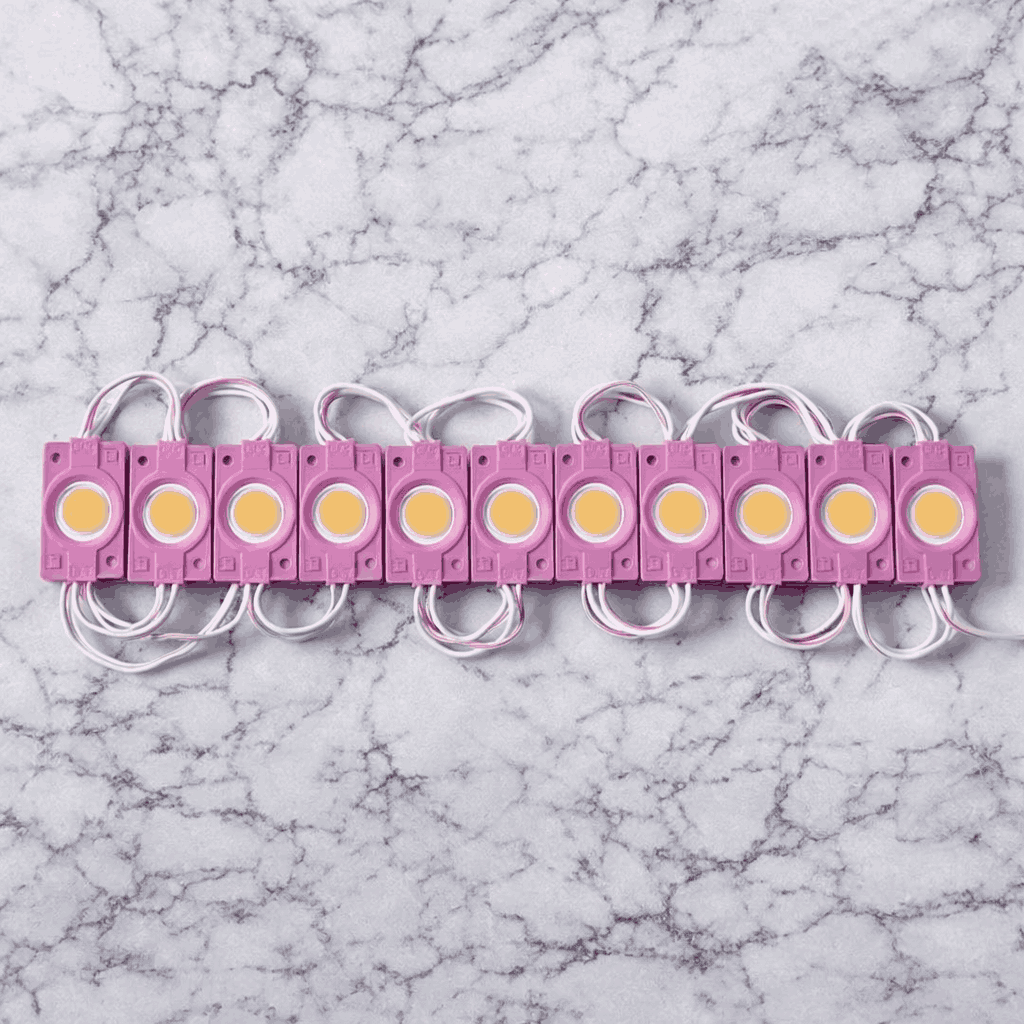 High-Intensity LED Coin Module Lights – Waterproof Decorative Injection Modules for Signage & Ambient Lighting