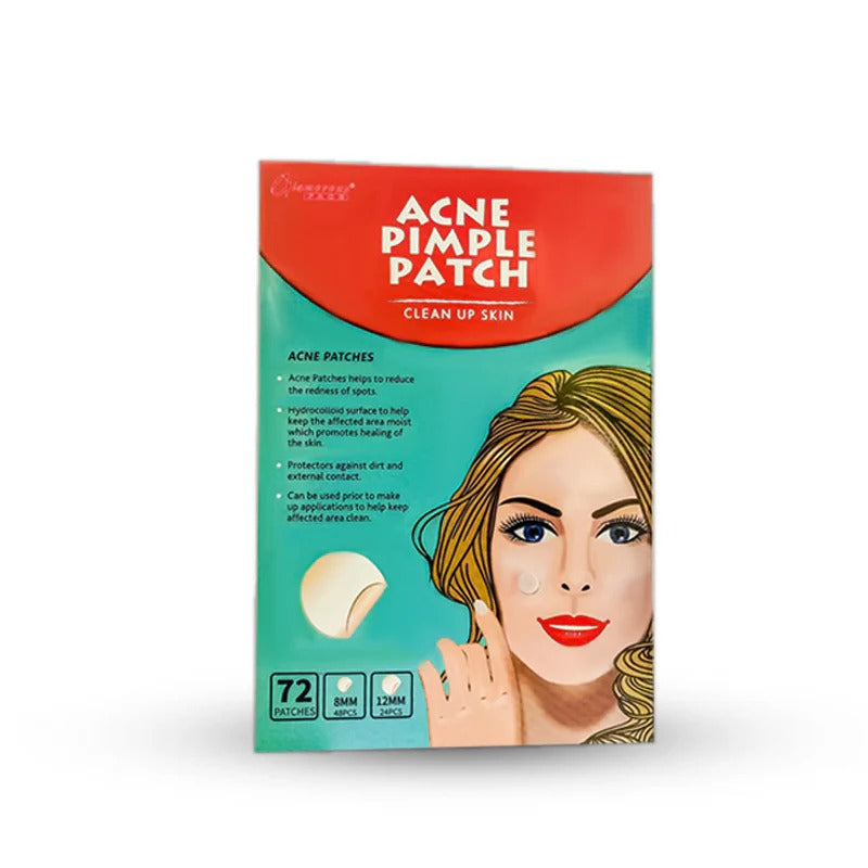 Glamorous Face Acne Pimple Patch – 72 Patches Hydrocolloid Invisible Spot Treatment for Pimples & Acne (Only 1 Packet)
