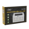 Solar Interaction Wall Lamp Outdoor Motion Sensor Light Solar Powered LED Wall Light Waterproof