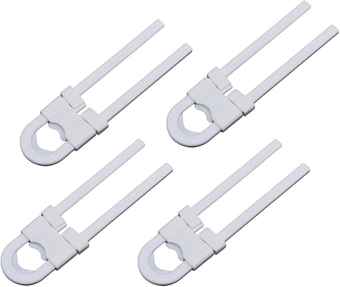 Child Safety Lock Pack of 2 – Multi-Purpose Cabinet, Drawer & Refrigerator Lock | Baby-Proofing Strap