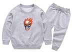 Kids Winter Tracksuit | Designer 2-Piece Shirt & Trouser Set for Boys & Girls | Stylish, Warm & Comfy Winter Outfit FOR BABY AND KIDS
