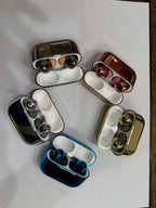 Premium AirPod Pro 2 Glossy Edition - Stylish Shining Wireless Earbuds with High-Fidelity Sound - Without Box - Random Color