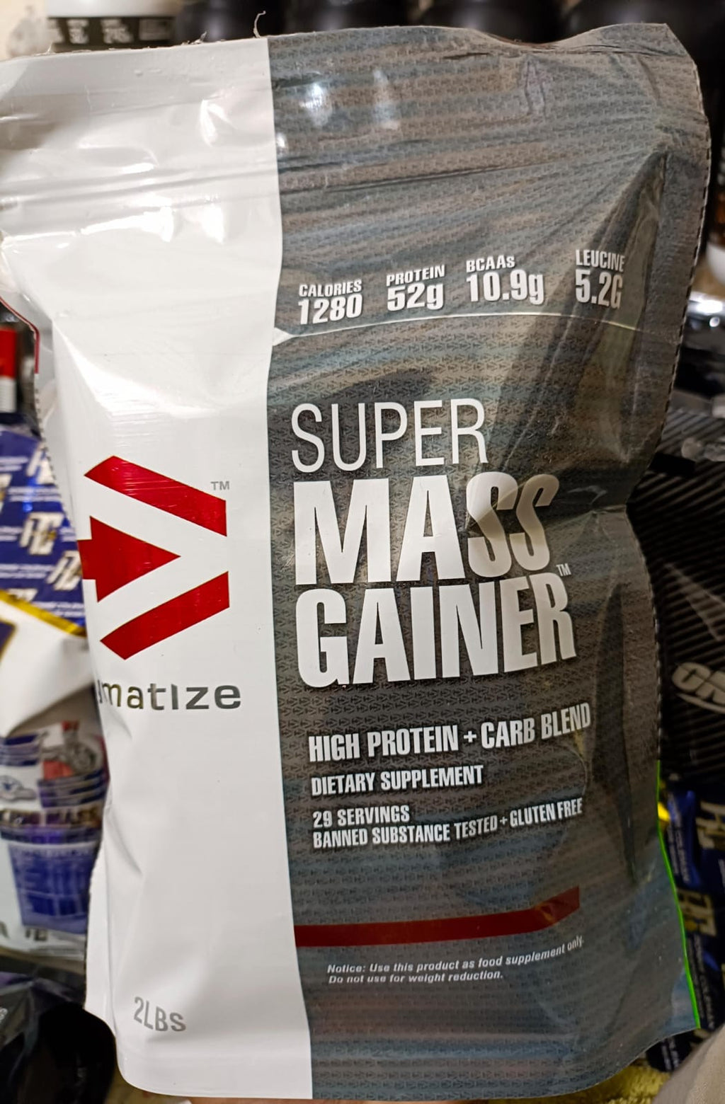 Dymatize Super Mass Gainer – High Protein & Carb Blend Weight Gainer Powder (2 lbs, 29 Servings)