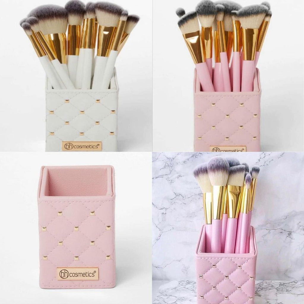 Cosmetics Elegance Brush Set- Studded Elegance White