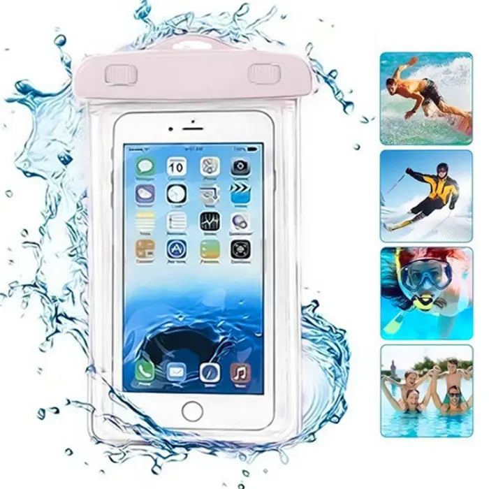 Water Proof  Cover Bag for Mobile - Max screen size could be 6.2 inches - Random Color