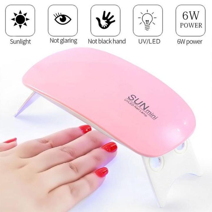 Mini Uv Led Nail Lamp Portable Gel Curing Lamp Pocket Size Compact Mini Nail Dryer For Quick And Efficient Nail Care