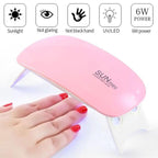Mini Uv Led Nail Lamp Portable Gel Curing Lamp Pocket Size Compact Mini Nail Dryer For Quick And Efficient Nail Care