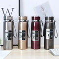 Premium 800ml/1000ml Stainless Steel Water Bottle – Leakproof Insulated Water Flask (Random Color)