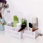 Pack of 4 Plastic Drawer Dividers – DIY Adjustable Partition Boards for Cabinets, Wardrobes & Household Storage.(Random Color)
