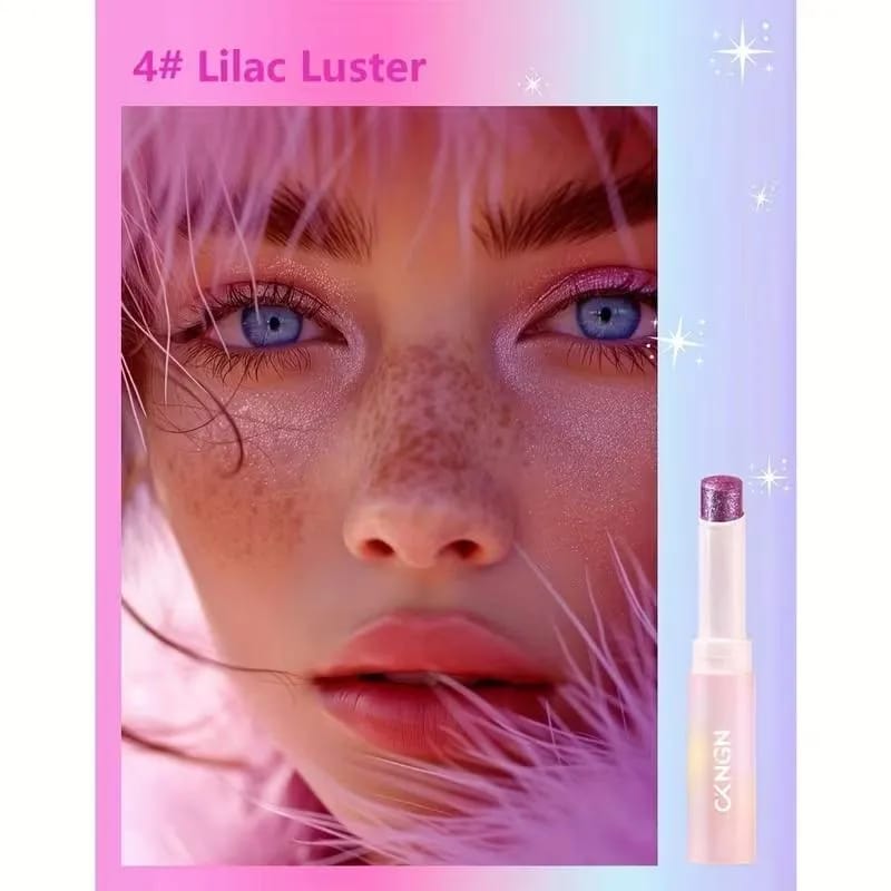 Miss Betty Multipurpose Jelly Highlighter Stick – Creamy Glitter Eyeshadow, Lip Balm & Face Highlighter