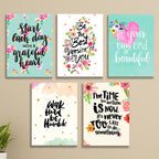 Set of 5 Premium Wall Art Photo Tiles – Modern Home Decor Sets
