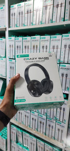 SOVO Crazy-Bass SHP-550 Wireless Headphones with Deep Bass, Bluetooth Connectivity, Long Battery Life and Comfortable Over-Ear Design
